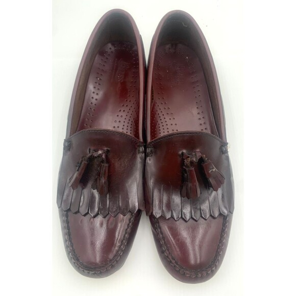 G H Bass Weejuns Mens 10 B Oxblood Layton Kiltie Tassel  display picture 2